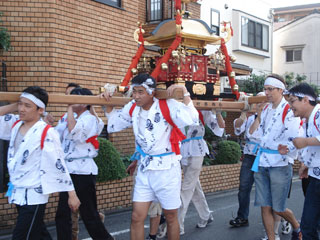田中神社お祭りに参加
