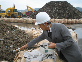 岩手県震災がれき視察