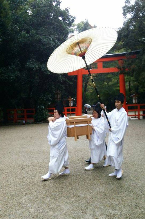 下鴨神社でのご奉仕