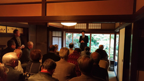 岩倉実相院での茶話会