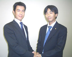 対談を終えて栗山議員と